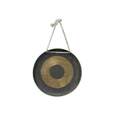8.25" Vintage Oriental Mixed Metal Round Gong Display ws4911S
