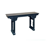 Chinese Dark Brown Black Huali Rosewood Ming Style Altar Table ws4938S