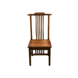 Oriental Modern Yoke High Back Bars Backrest Accent Side Chair ws4950S
