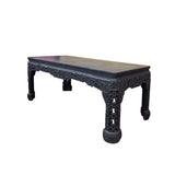 Oriental Dragons Relief Carving Rectangular Painting Console Table Desk ws4971S