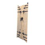 Chinese Vintage Iron Hardware Door Gate Wall Tall Panel ws4983S
