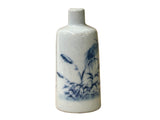 Small Blue White Handpaint Birds Scenery Graphic Porcelain Vase ws5046S