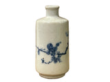 Small Blue White Handpaint Blossom Tree Scenery Graphic Porcelain Vase ws5048S