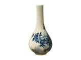 Vintage Tiny Small Blue White Pear Shape Blue White Graphic Vase ws5054S