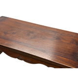 Oriental Brown Stain Tall Legs Rectangular Display Easel Stand Table GB261S