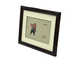Vintage Embroidery Piggy Rectangular Framed Art GB661