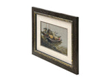 Vintage Embroidery River Vessel Boats Rectangular Framed Art GB663S
