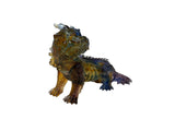 Mixed Color Crystal Glass Mythical Pixiu Fengshui Art Figure GB891S