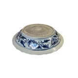 Chinese Blue & White Porcelain Horses Warriors Display Charger Plate ws3092S