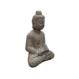 Chinese Oriental Stone Sitting Buddha Amitabha Shakyamuni Statue ws3058S