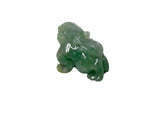 1" Tiny Jade Stone Carved Fortune Pixiu Display Figure Pendant GB771S