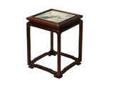 Square Dream Stone Inlaid Rosewood Slender Legs Display Stand GB788S