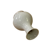 Chinese Ceramic Light White Pale Celadon Glaze Underlay Flower Vase ws3170S