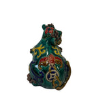 Handmade Green Small Ceramic Artistic Mouse Figure Display Art ws3238S