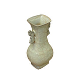 Chinese Ceramic Crackle Pattern Light Celadon GuanWare Vase ws3169S