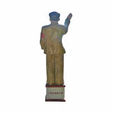 Vintage Ceramic Olive Green Historical Ceramic Figure cs1213S