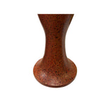 Handmade Orange Multi-Layer Lacquer Abstract Pattern Wood Vase Display cs5481S