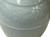 Chinese light celadon porcelain jar vase