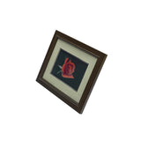 Set of 2 Oriental Chinese Embroidery Flower Scenery Framed Art Decor ws3205S