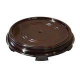4" Dark Brown Round Inside Flare Curve Legs Wood Stand Riser Easel st1012AS