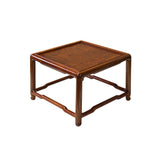 7.5" Brown Square Slim Legs Tall Wood Display Stand Easel Riser st1050S