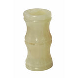 White Brown Onyx Stone Carved Slim Round Shape Display Vase ws3189AS
