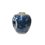 Oriental Flower Vases Small Blue White Porcelain Ginger Jar ws3337S