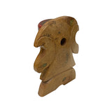 Natural Tan Beige Color Stone Carved Artistic Shape Display Art ws3342S