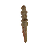 Tan Brown Color Stone Erosion Mark Artistic Dagger Shape Display Art ws3467S