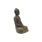 Iron Rustic Sitting Buddha Gautama Amitabha Shakyamuni Statue ws3569S