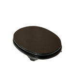 3.5" Dark Brown Wood Oval Shape Display Stand Riser Easel ws4122S