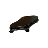 3.75" Dark Brown Wood Irregular Shape Display Stand Riser Easel ws4127S