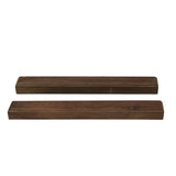 Chinese Pair Natural Wood Grain Patina Rectangular Paperweights ws4680S