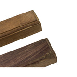 Chinese Pair Natural Wood Grain Patina Rectangular Paperweights ws4682S
