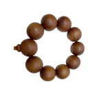 Chinese Natural Sandalwood Beads Hand Rosary Praying Bracelet ws4683S
