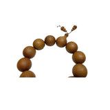 Chinese Natural Sandalwood Beads Hand Rosary Praying Bracelet ws4688S