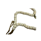 Rough White Stone 108 Beads Hand Rosary Praying Chain ws4690S