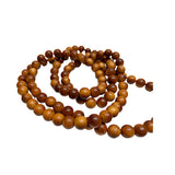 Oriental Brown Rosewood Color 108 Beads Hand Rosary Praying Chain ws4691S