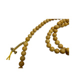 Bodhi Dots Pattern Cream Yellow Color 108 Beads Hand Rosary Praying Chain ws4692S