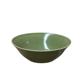 Chinese Celadon Green Color Phoenix Graphic Ceramic Bowl Display Art ws4720S