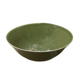 Chinese Celadon Green Color Phoenix Graphic Ceramic Bowl Display Art ws4721S