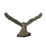 Handmade Artistic Bronze Metal Color Flying Eagle Display Figure ws4795S