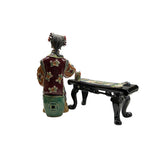 Chinese Porcelain Qing Style Dressing Painting Lady Figure ws4844S