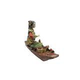 Chinese Porcelain Qing Style Dressing on Boat Lady Figure ws4849S