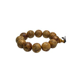 Chinese Light Cypress Beads Hand Rosary Praying Bracelet ws4859S