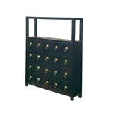 Table Top Chest Open Display Shelf 20 Drawers Traditional Apothecary Cabinet ws5008S