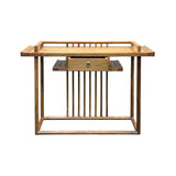 Simple Oriental Minimalistic Natural Wood Console Side Table Desk ws5029S