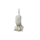 Vintage Off White Porcelain Crane on Dragon Turtle Fengshui Figure ws5079S