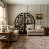 Black Lacquer Moon Gate Round Shelves Wood Display Curio Cabinet Room Divider GB697S