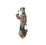 Chinese Porcelain Qing Style Dressing Holding Mirror Lady Figure GB053S